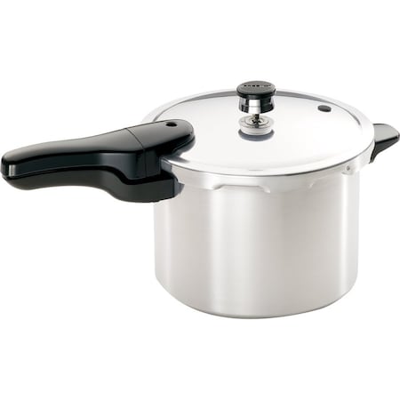 National Presto Presto 01264 Pressure Cooker, 6 qt Capacity, Aluminum 1264