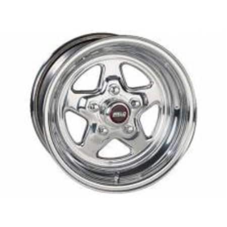 Weld Racing 15 x 12 in. 3.50 in. Backspace 5 x 4.75 in. Bolt Pattern Aluminum Pro Star Polished Wheel WEL96-512276
