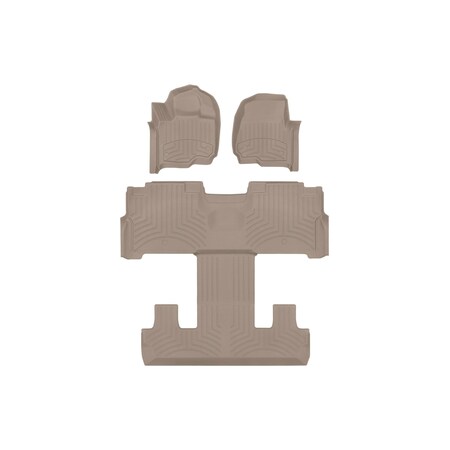 Weathertech Tan, Front and Rear FloorLiner HP 451295-1-4IM