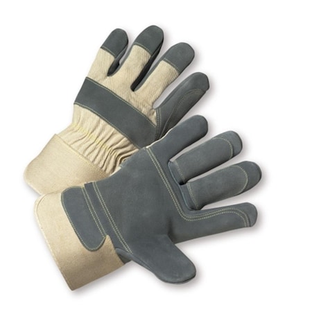 West Chester Protective Gear 813-500DP-AA-L Premium Split Cowhide Leather Double Palm Gloves, AA Series - Large, 12PK 813-500DP-AA/L