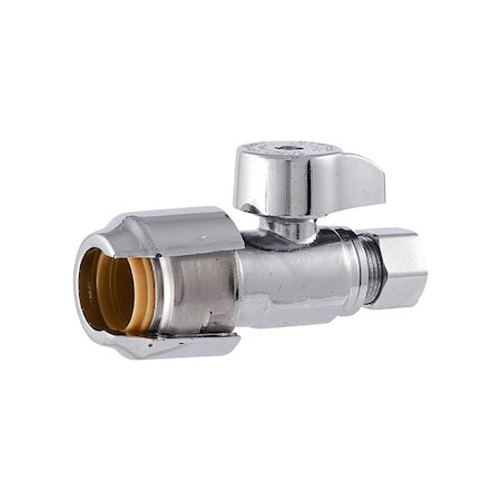 Sharkbite Push-to-Connect, Oval, Brass, 125 psi UR23037