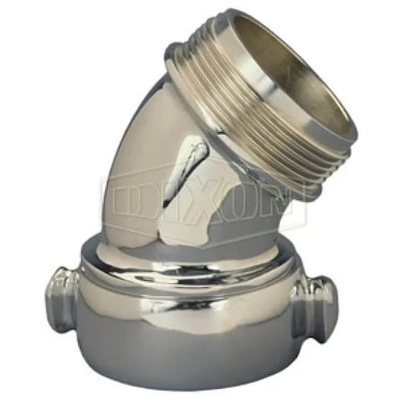 Dixon The Right Connection Angle And Suction Elbow, 2-1/2 in, FNST x MNST, Brass, Domestic RSE90250F-C