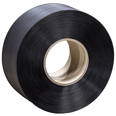 Signode POLYPROPYLENE STRAP, 500 lb, Black 2X3036
