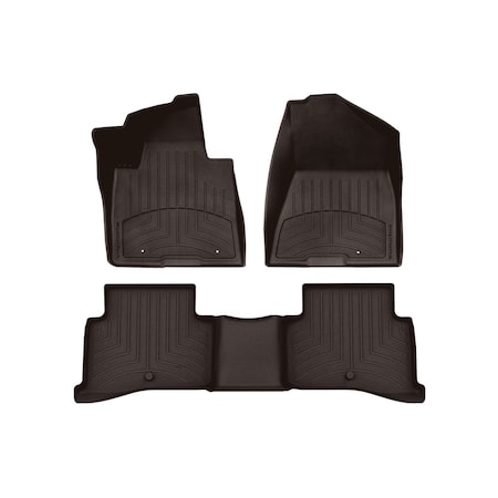 Weathertech Cocoa, Front and Rear FloorLiner HP 4715721IM-478162IM