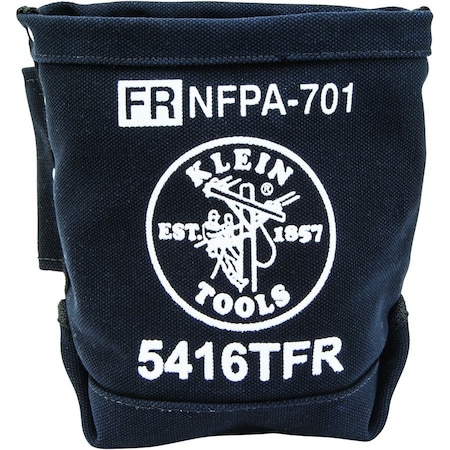 Klein Tools Tool Bag, Black, Canvas, 3 Pockets 5416TFR