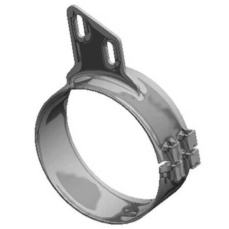Replacement For Peterbilt 378 Year 1991 Chrome Angles Exhaust Clamp