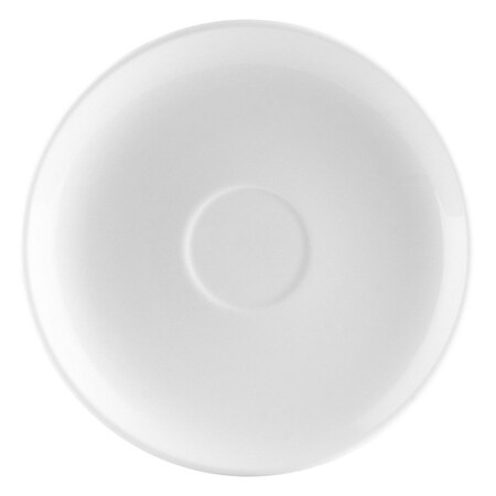 Cac Foodservice CAC China Saucer For RCN-1056 6 7/8 in Porcelain Round, Super White, Set of 36, 36PK RCN-1057