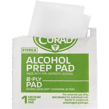 Curad Alcohol Swabs, 1 x 1, 200PK CUR45581RBI