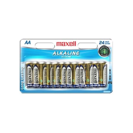 Maxell Maxell LR6 723473 Battery - For Flashlight, Tool, Toy, Smoke Alarm - AA - 24 / Pack 723473
