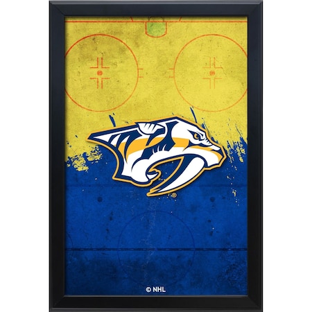 Holland Bar Stool Co Nashville Predators 15.75 in. x 23.5 in. LED Snap Frame Lightbox by Company LBSnap
