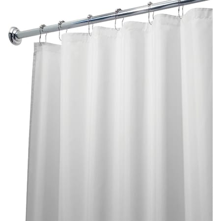 Idesign 72'' x 72'' White Polyester Shower Curtain Liner 14652