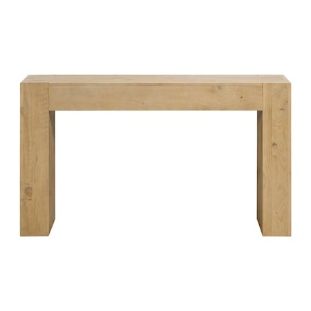 Alaterre Furniture Stockyard Solid Wood Console Table 56 in Modern Farmhouse Entryway Table AFTBL-020