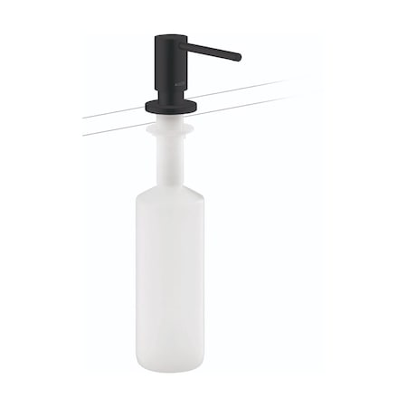 Axor Uno Soap Dispsenser in Matte Black 42818671