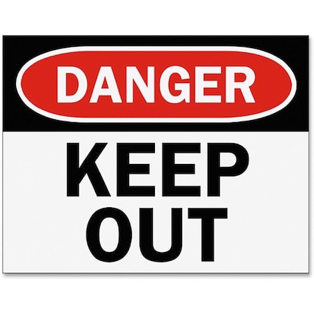 Tarifold Sign Inserts, Danger Keep Out, PK6 P1949KP