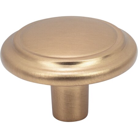 Designperfect 1-1/4 Diameter Round Cabinet Knob, Champagne Bronze/Gold, 25PK DPA25R92KCBZ