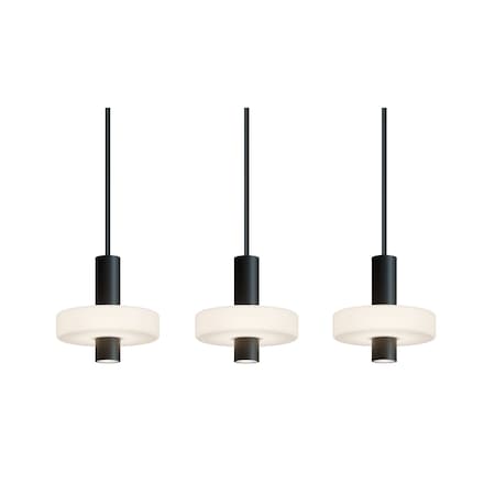 Afx Sydney 3-Light Linear Pendant, 120V, 63W, 5 CCT, Black SYDP10LAJUDBKLNR3