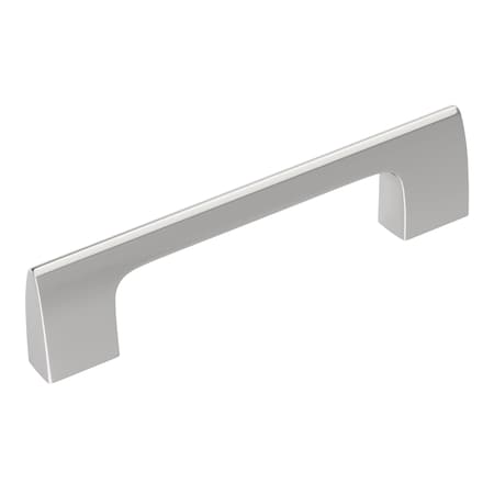 Amerock Riva 3-3/4 in 96 mm Center-to-Center Polished Chrome Cabinet Pull BP5536526