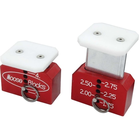 Allstar Performance 1.75-4 in. Short Moose Blocks ALL10720