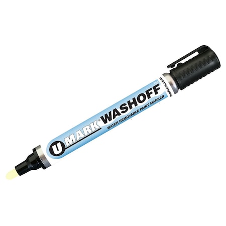 U-Mark Water Removable Marker Bla, 12 PK 10451