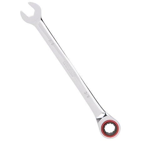 Vulcan Combination Wrench, SAE, 3/8 in Head, Chrome Vanadium Steel, Polished Mirror PG3/8