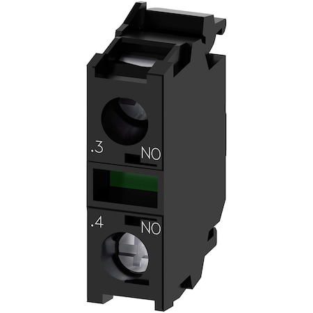 Siemens 3SU1400-1AA10-1BA0 SIRIUS ACT Contact Module, 1NO, Screw Terminal, Front Plate Mounting 3SU14001AA101BA0