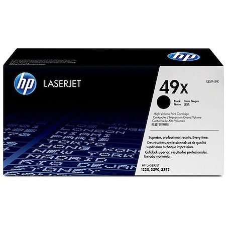 Hp 49X (Q5949X) Black Original LaserJet Toner Cartridge (6,000 Yield) Q5949X