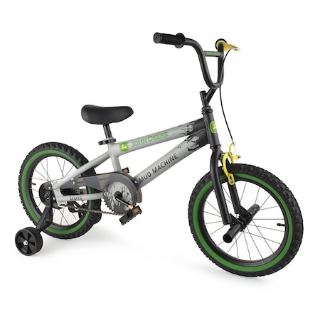 Tomy John Deere Toys Kid's Bicycle, Boy's, 4 Years and Up, Steel Frame, Mud Machine 46399