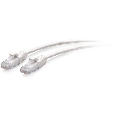 C2G 7FT/2.1M CAT6A SLIM PATCH 28AWG WHITE C2G30184