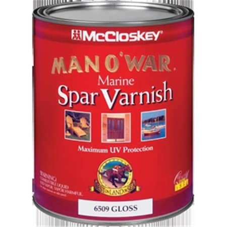 Mccloskey Co - Valspar 80-6509 1 Gallon Gloss Man-O-War Spar Varnish 350 VOC 12027650915