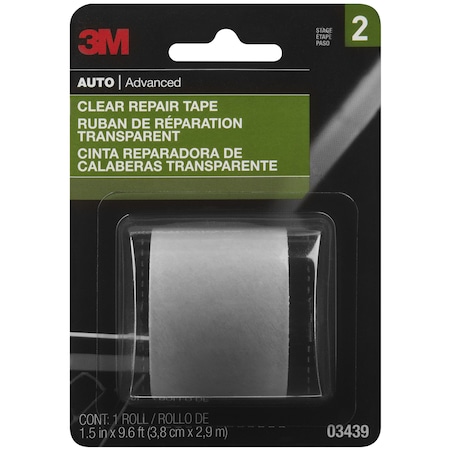 3M Clear Repair Tape, 03439, 1-1/2 in x 115 in, 24PK 3439