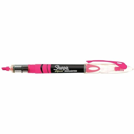 Sharpie Liquid Highlighter, Chisel Tip Pink PK12 1754464