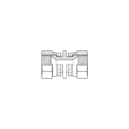 Adaptall FEMALE JIC (SWIVEL) UNION 1/2 in 3/8 in 9026-08-06