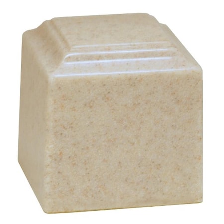 Fasttrack2Fitness Cultured Granite Cremation Little Bahama Baby Urn, Vanilla Cream FA2054217