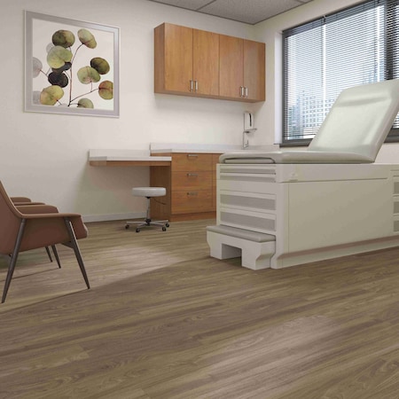 Lucida Surfaces Sample - VistaLuxe Halcyon Waterproof Glue-Down Luxury Vinyl Flooring - 3 in. W x 6 in. L VL1004SMP