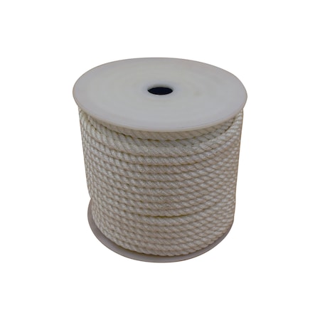 Extreme Max 3006.2219 BoatTector Twisted Nylon Rope - 1/4" x 600', White 3006.2219