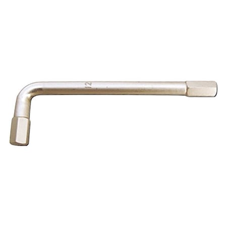 Allied Titanium Hex Key Wrench, Titanium, 4 mm Tip 107801