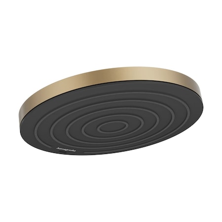 Hansgrohe Pulsify S Showerhead 260 1-Jet, 2.5 GPM in Brushed Bronze 24141141