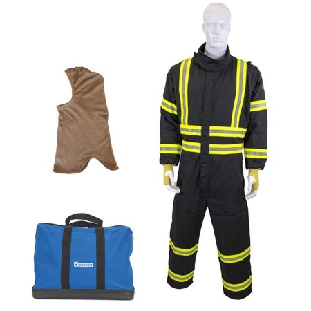 Oberon Gas Extraction Suit Kit, Black, 2XL GES8A-ES-T2XL