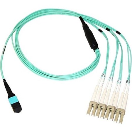 Axiom MPO-4 LC OM4 BREAKOUT CABLE 40M MP8LCOM4R40M-AX