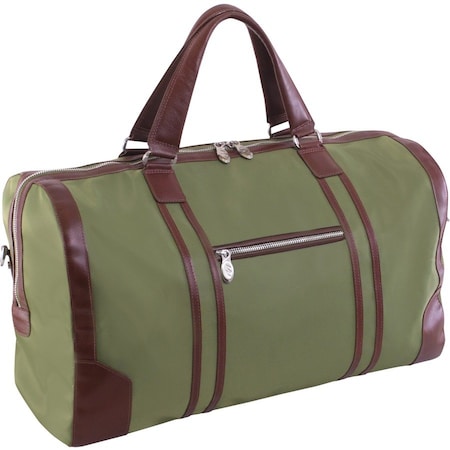Mckleinusa 20 in. Pasadena Nylon Carry-all Duffel, Green 18191