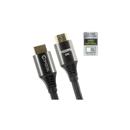 Cable Wholesale Comzon 10K/8K/4K 48Gbps Ultra-High-Speed Certified HDMI Cable, 4K120 / 8K60 / 10K, HDMI-A Male, C2001