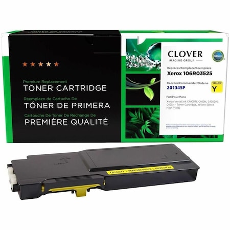 Clover Imaging Group Remanufactured Extra High Yield Yellow Toner Cartridge Xerox 106R03525 201345P