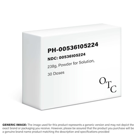 Major Pharmaceuticals Polyethylene Glycol 3350/Sodium Chloride/Sodium Bicarbonate/KCl, 238g, Powder for Solution, 30PK 00536105224