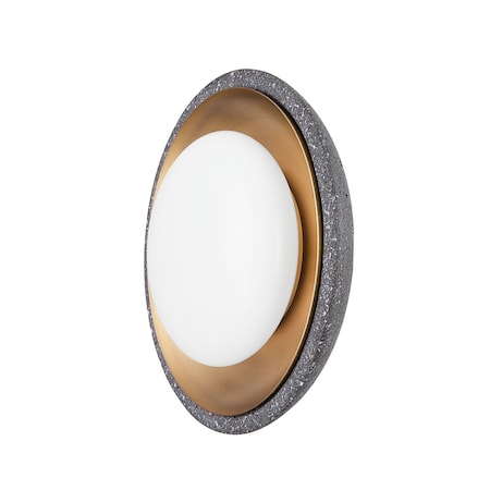Troy Lighting Rocklin 1 Light Wall Sconce 11 In. Patina Brass B2211-PBR