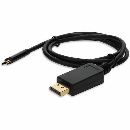 Add-On 3FT USB 3.1 C MALE TO DISPLAYPORT MALE BLACK CABLE USBC2DPMM3F