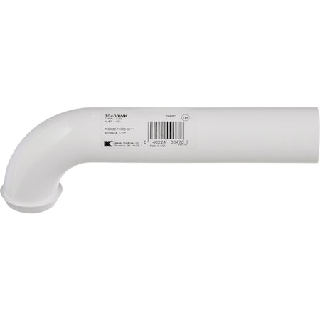 Keeney Mfg 1-1/2 x 7 White Polypropylene Wall Tube 30400WK