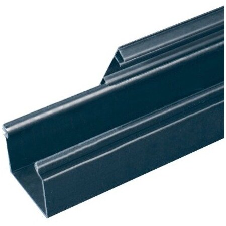 Panduit Base Wiring Duct, Solid Hinged, Black, 4" x 4", No Mounting Holes, PK6 HS4X4BL6NM