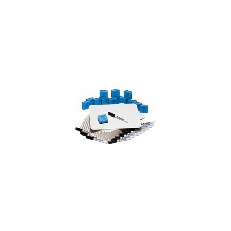 Charles Leonard Lapboard Classpack, 12in (1 ft) W x 9in (0.8 ft) Height, White Masonite Surface, Lap, 30 /, 60PK 35090