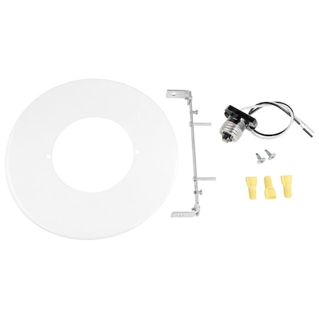 Southwire Conversion Kit For Pendant Fixtures White 8 In Od 3.75 In Id CLC-800