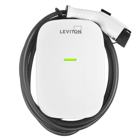 Leviton EV Charger, 80 Amp, 208/240 VAC, 18' Cable EV800